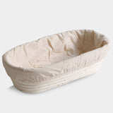 Breadtopia Oblong Proofing Basket and Liner