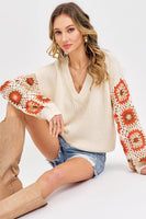 Crochet Patchwork Sweater