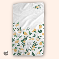 When Life Gives Lemons Tea Towel