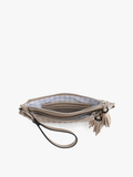 Mirabel Woven Double Zip Crossbody Wallet w/ Pouches