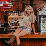 Cowgirl 3D Sequin Embroidered Tee