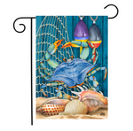 Crab Walk Garden Flag