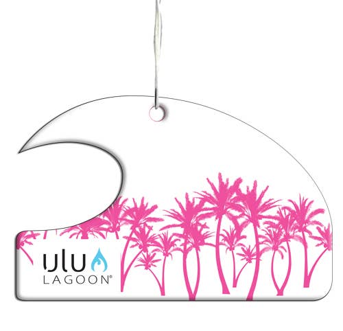 ulu LAGOON - Pink Palms Mini Wave Air Freshener