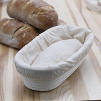 Breadtopia Oblong Proofing Basket and Liner