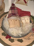 Santa Face Ornie - Simple Pleasures ~ Bountiful Treasures