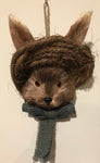 Rabbit Head w Hat - Simple Pleasures ~ Bountiful Treasures