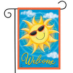 Summer Sunshine Garden and House Flag